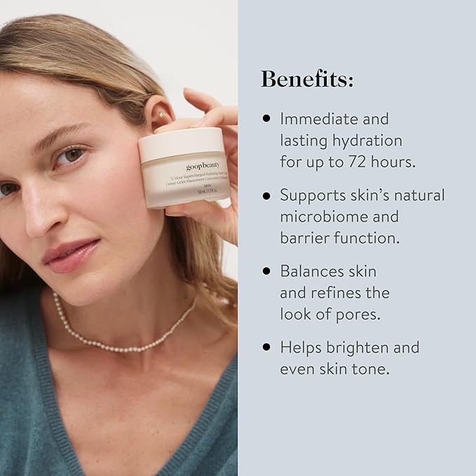 goop Beauty 72-Hour Hydrating Water Cream | Matte Moisturizer for All Skin Types | Niacinamide & Fermented Astragalus Root | Hydrating Face Lotion to Plump, Firm & Reduce the Look of Pores | 1.7 fl oz