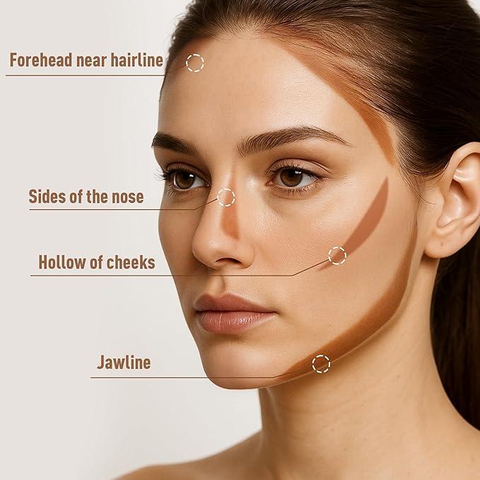 FV Liquid Contour & Bronzer Stick, Natural Finish, Blendable Hydrating Formula, Long Lasting Cream Contour Makeup for Medium Skin, Vegan & Cruelty-free, 04 Warm Golden