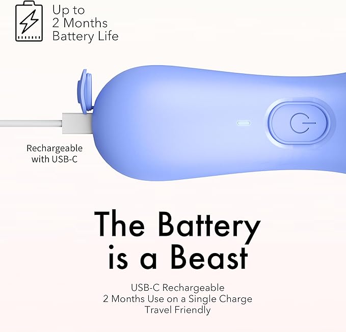 NågraCoola Electric Facial Cleansing Brush – Rechargeable Waterproof Face Scrubber for Women & Men, 2 Brush Heads for Deep Pore Cleansing & Gentle Exfoliation, 3 Speeds, Auto-Timer