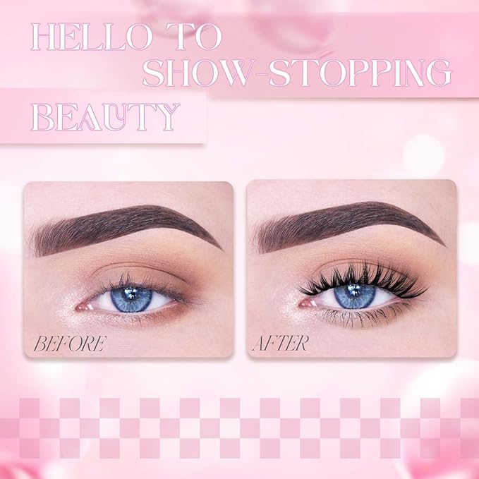 FADLASH Lash Clusters Natural Eyelash Clusters 12-18mm DIY D Curl Cluster Eyelash Extensions Reusable Individual Lashes with Soft Thin Band for Self Use (SBD006, 12-18mm)