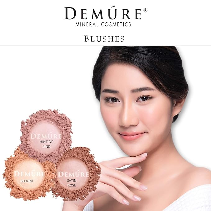 Demure Mineral Blush Makeup (Bloom), Loose Powder Makeup, By Demure