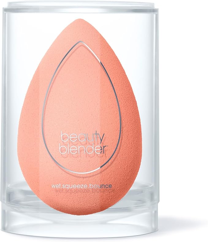 Beautyblender® | Papaya Beauty Blender Makeup Sponge, Super-Soft Foam Easily Blends Foundations, Powders & Creams, Made in USA, Reusable, Washable, Streak Free Application, Vegan, Cruelty Free