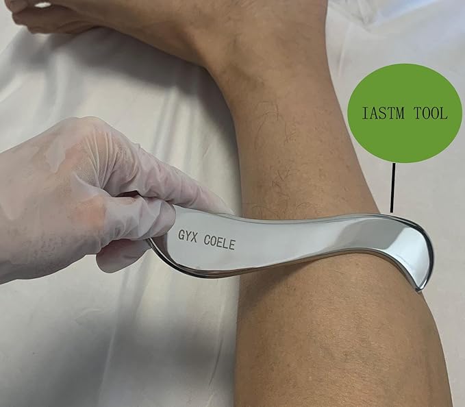 3 in 1 Muscle Scraper Stainless Steel IASTM Set, Physical Therapy Massage Scraper, Gua Sha Muscle Treatment Tools