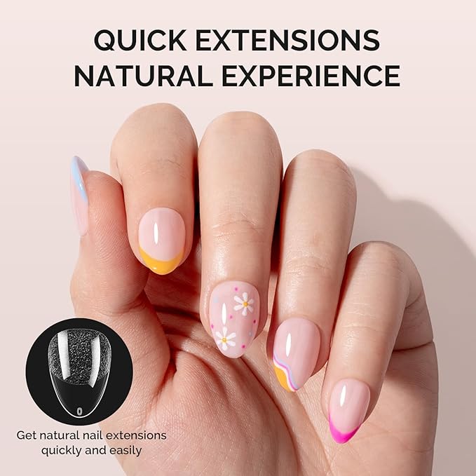 MelodySusie Extra Short Almond X Nail Tips - 300Pcs Clear Acrylic,Half Matte Full Cover Press on Nails for DIY Extension & Salon Use,15 Sizes Pre-Shaped for Long-Lasting Manicure