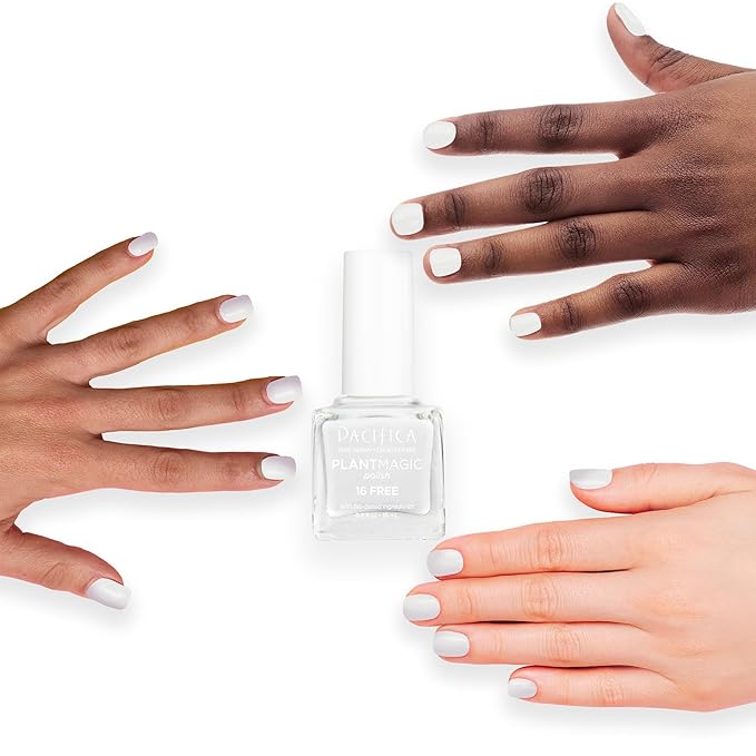 Pacifica Natural Nail Polish– Plant Magic Holographic Nail Polish - Plant Based, Non-Toxic & Clinically Tested - Lasting Colors, Glossy, Chip-Resistant Clean Beauty Dermatologist Approved, Diamond