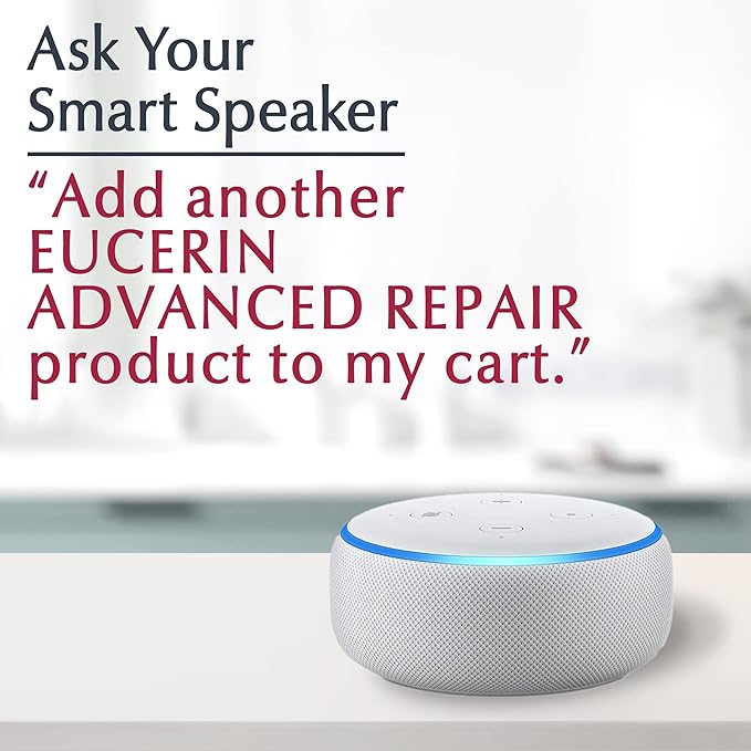 Eucerin Advanced Repair Hand Cream, Immediately Soothes and Repairs Very Dry Skin, Fragrance Free, Non Greasy, Fast Absorbing, Travel Size Hand Lotion, 2.7 Oz Tube, Pack of 3