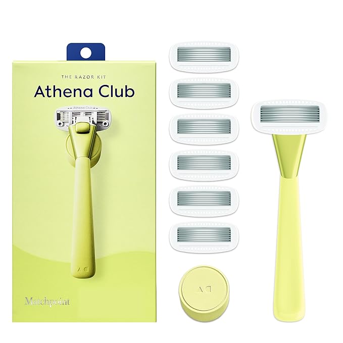 Women's Razor Shave Kit, 1 Matchpoint Razor Handle + 6 Blade Refills