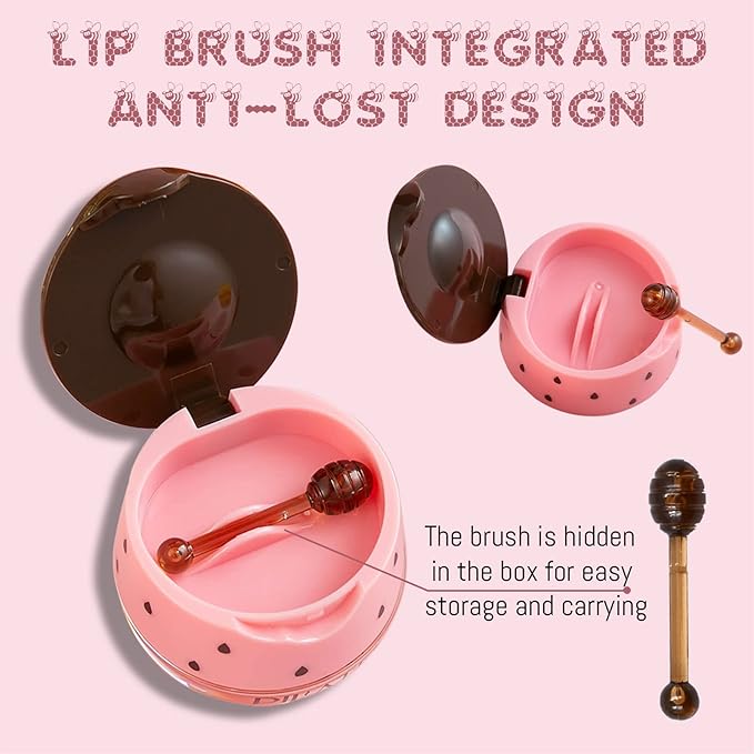 2PCS Lip Balm Honey Pot, Honey Sleeping