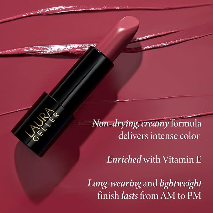 LAURA GELLER NEW YORK Modern Classic Cream Lipstick Trio - Mauve Majesty, Real Rosy, Novel Neutral