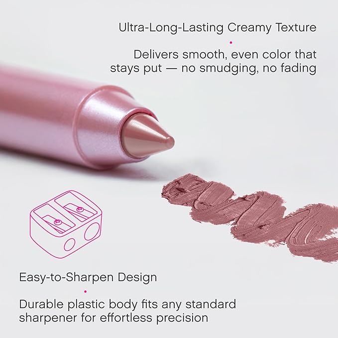 Vivienne Sabó Gel Lipliner Le Grand Volume – Long-Lasting Smudge-Proof Lip Liner & All-Over Lip Color, Creamy Precision Formula, Hydrating & Comfortable Wear, 01 Light Nude