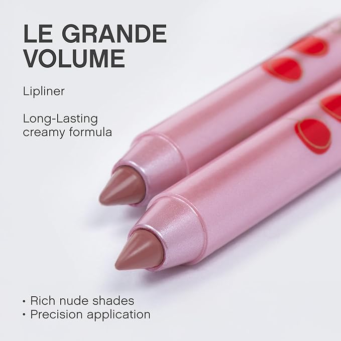 Vivienne Sabó Gel Lipliner Le Grand Volume – Long-Lasting Smudge-Proof Lip Liner & All-Over Lip Color, Creamy Precision Formula, Hydrating & Comfortable Wear, 06 Natural Rosewood