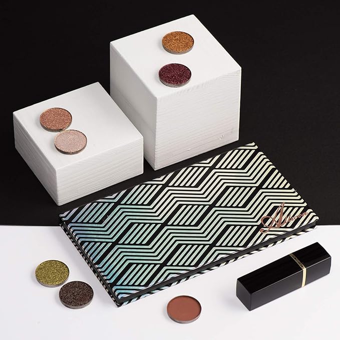 Magnetic Palette Black Empty Makeup Palette with Mirror