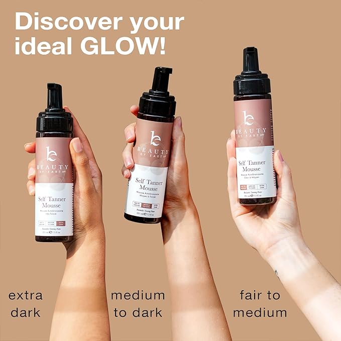 Self Tanner Tanning Mousse - Ultra Dark Self Tanner Mousse USA Made with Natural & Organic Ingredients, Self Tanning Foam for Fake Tan or Self Tan Foam, Sunless Self Tanners Best Sellers
