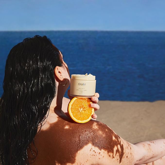 OUAI St. Barts Bundle - Includes Hair & Body Mist (3.3 Oz) for Head-to-Toe Fragrance and Hydrating Body Cream (7.5 Oz) for Smooth, Supple Skin that Smells Amazing - 2 Piece Bundle