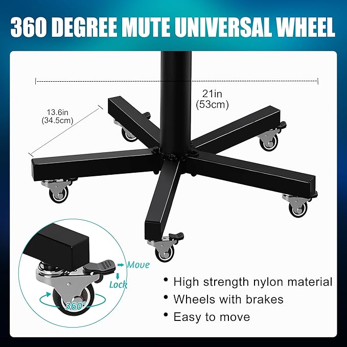 Poarmeey Rolling Stool with Back Support Tattoo Chair for Artist Salon Black Adjuestable Swivel Stool with Backrest for Work Spa Shop Home Massage Use