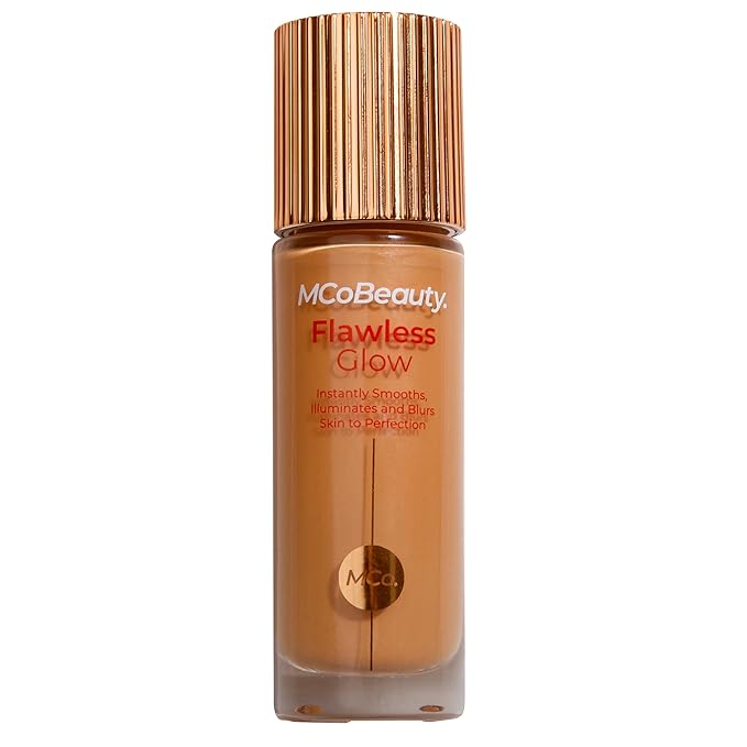 MCoBeauty - Flawless Glow Luminous Skin Filter - Natural Medium Shade - 4-in-1 Multi-Use Formula that Contains Squalane - Includes Doe Foot Applicator - Liquid Illuminator