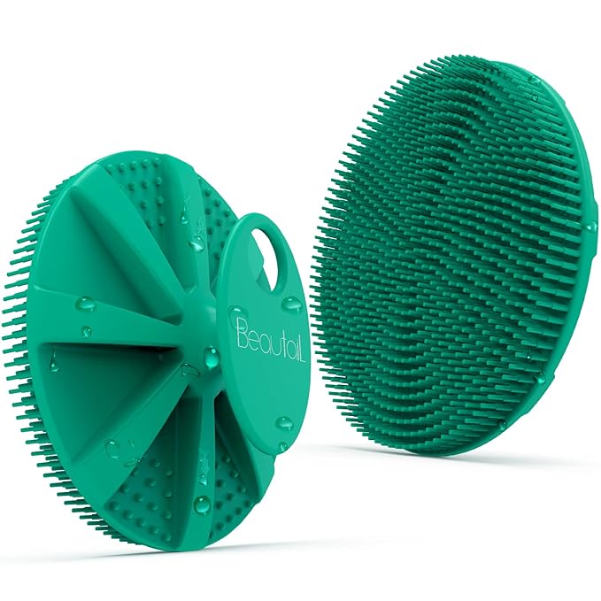 Silicone body scrubber shower bath