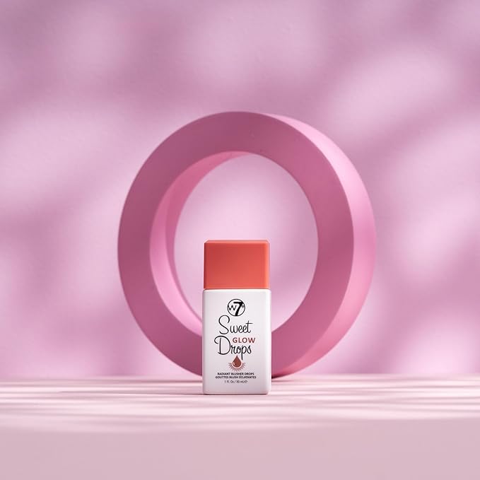 W7 Sweet Glow Drops - Liquid Blusher Drops For Brightened Skin & A Radiant Finish