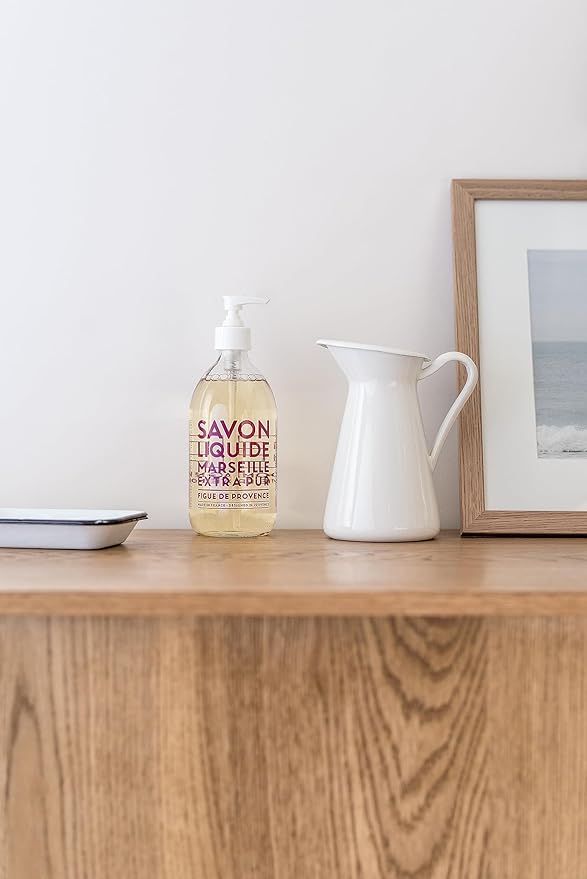 Compagnie de Provence Savon de Marseille Extra Pure Liquid Soap - Fig of Provence - 10 Fl Oz Plastic Pump Bottle