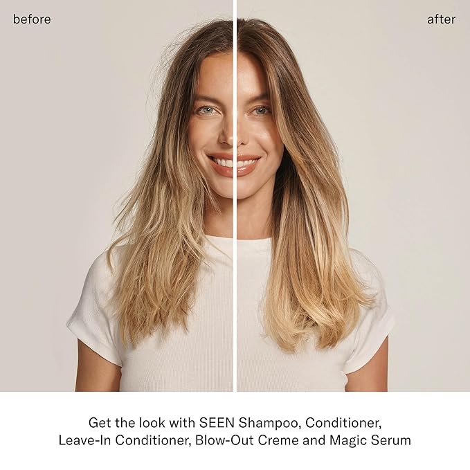 SEEN Leave-In Conditioner, Fragrance Free - Leave-In Hair Conditioner & Heat Protectant Spray- Detangles & Hydrates- No Parabens, Sulfates or Phthalate