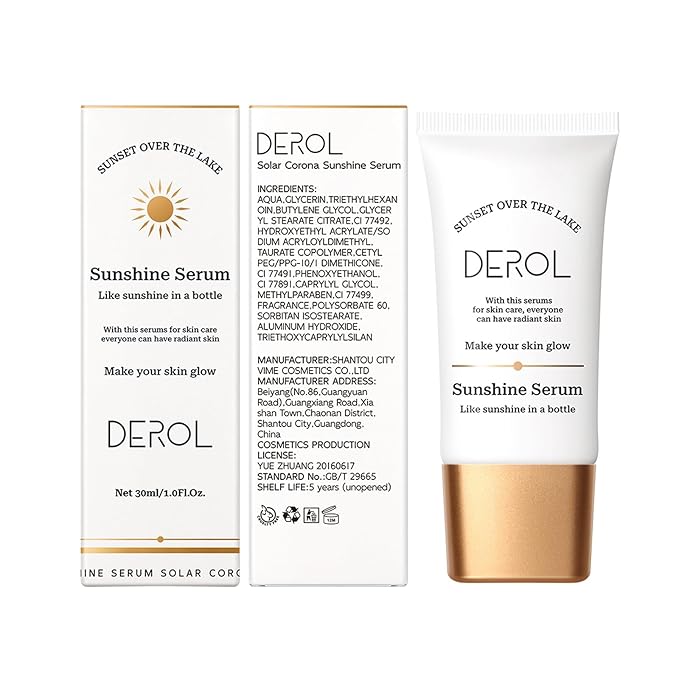 Bronzing Drops, Lightweight and Non-greasy Liquid Bronzer for Face & Body, Instant Sunshine Glow Serum for Flawless Skin & Radiant Finish (RUST RED)