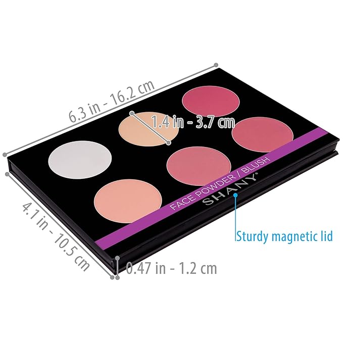 SHANY Cosmetics Shimmer & Matte Blush/Highlighter Face Palette