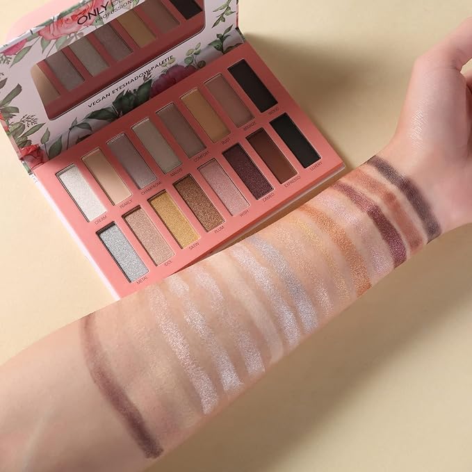 Vegan Eyeshadow Palette High Pigmented Brown Eyeshadow Palette