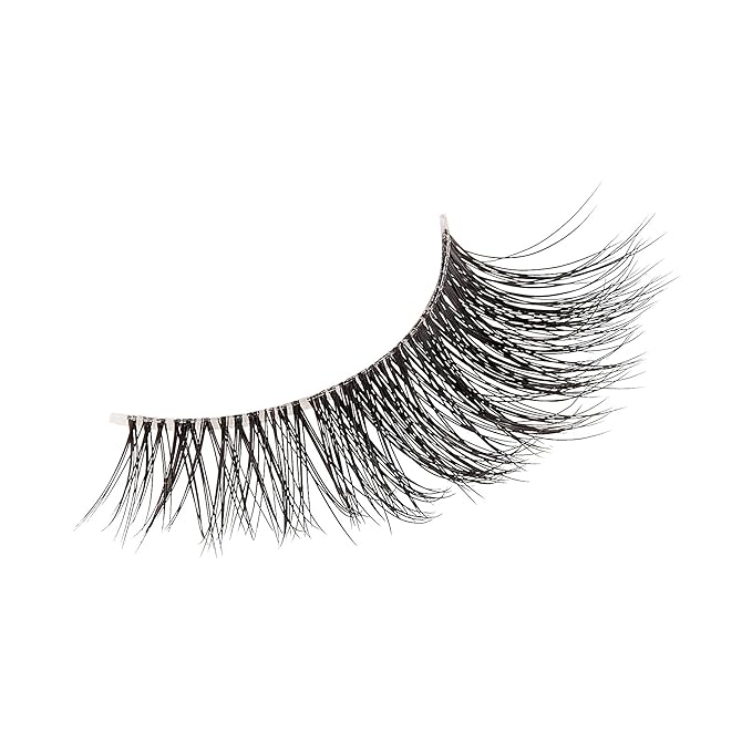 KISS Lash Couture LuXtensions Collection False Eyelashes, Flat Lash Technology, Super Slim Lash Band, Real Lash Extension Fibers, Reusable, Contact Lens Friendly Strip Lashes, Style Classic, 1 Pair
