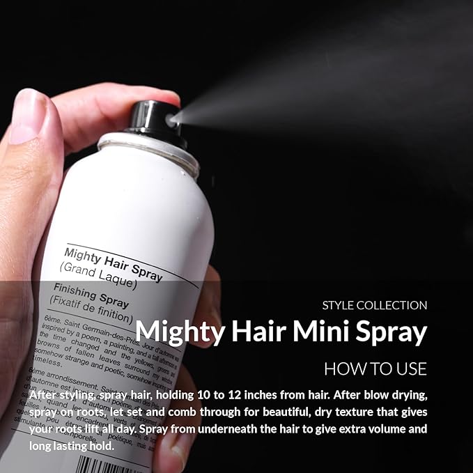 Number 4 Mini Hairspray for Women and Men, Travel-size Strong Hold Hair Spray, 2.0 oz