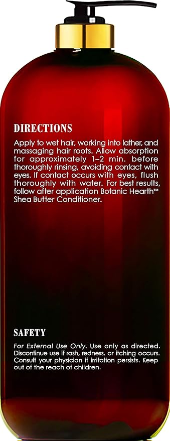 Botanic Hearth Apple Cider Vinegar Shampoo | Clarifying And Nourishing, Reduces Itchy Scalp, Dandruff & Frizz | Sulfate Free, For All Hair Types, Men And Women | 16 Fl Oz