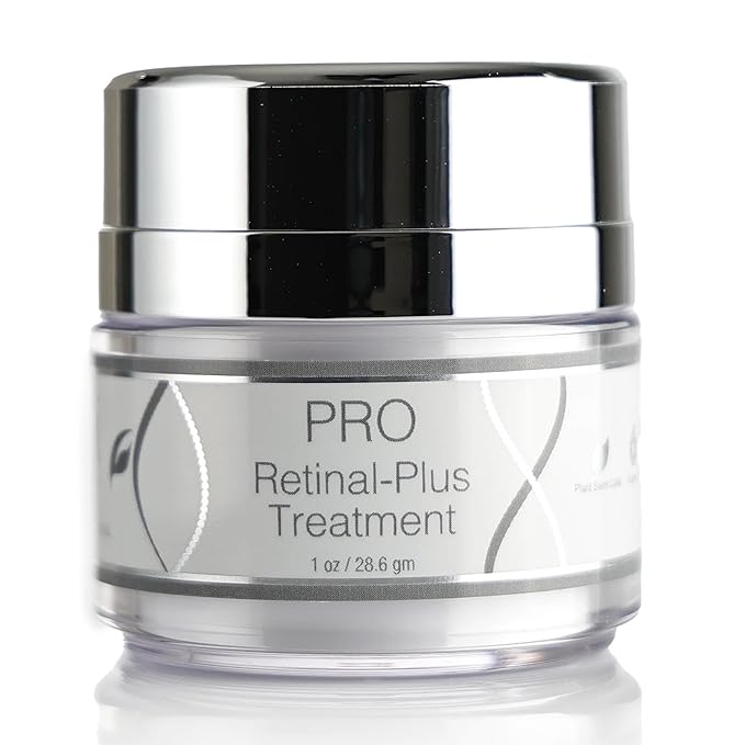 Lira Clinical PRO Retinal-Plus Treatment - Retinol Cream with Hyaluronic Acid, Salicylic Acid & Vitamin C - Helps Reduces Fine Lines & Wrinkles - All Skin Types - 1 fl oz