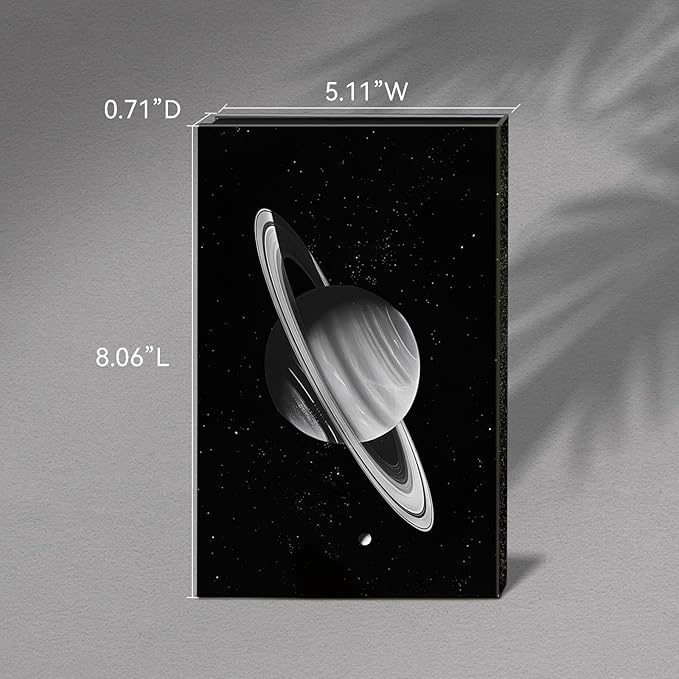 Magnetic Empty Eyeshadow Palette, Makeup Pans Organizer With Mirror Inside, 3D Frosted Finish Art Paper Palette (Cosmic Mystery)