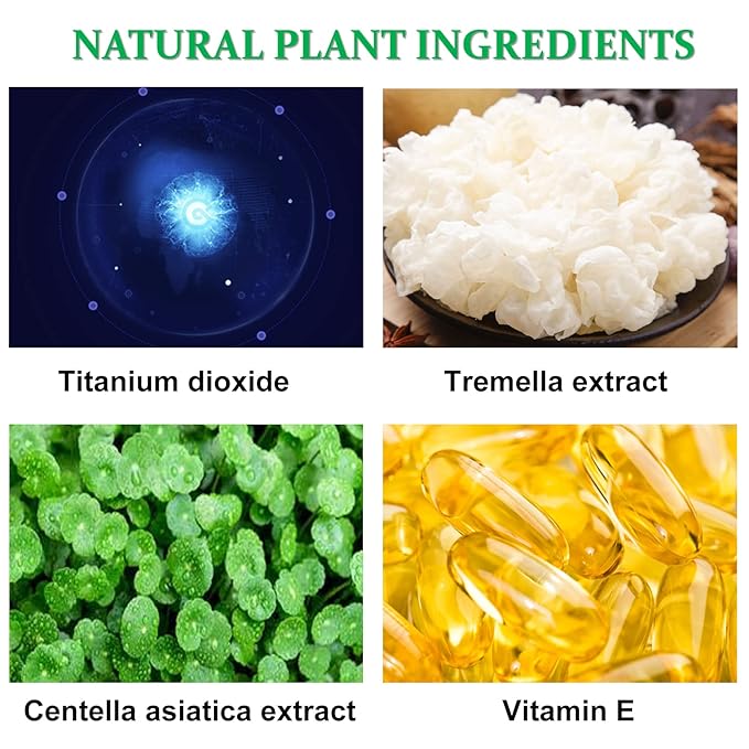 1PCS Mushroom Head Air Cushion CC Cream,CAHIUYOA BB Cream Foundation Full Coverage Concealer Long Lasting Liquid Matte Makeup Foundation with Mushroom Makeup Sponge-Natural