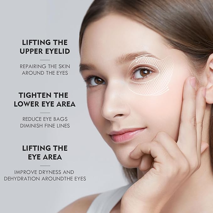 Eye Gel Patch（30 Pairs）Under Eye Patches Mask Essence Extract Under Eye Gel Pads to Reduce Puffy eyes, Dark Circles and Wrinkles (Green Tea)