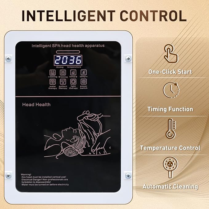 Head Spa Bed, Massage Table with Footbath, Japanese Head/Feet SPA Equipment, Professional Massage Shampoo Bed with Foot Bath Basin, Water Circulation System, for Spa Beauty Salon Barber (B)