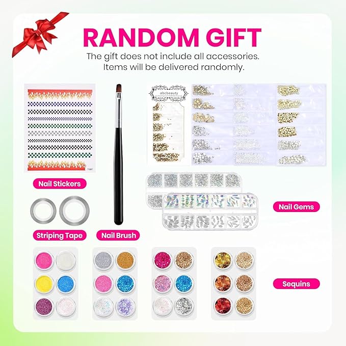 Beetles Gel Nail Polish Kit with U V Light - 53 Pcs Emotional Spectrum Pro 32 Colors Gel Nail Kit with Base &Matte &Glossy Top Coat and Tools Decoration Manicure Set Soak Off Gifts for Women Girls