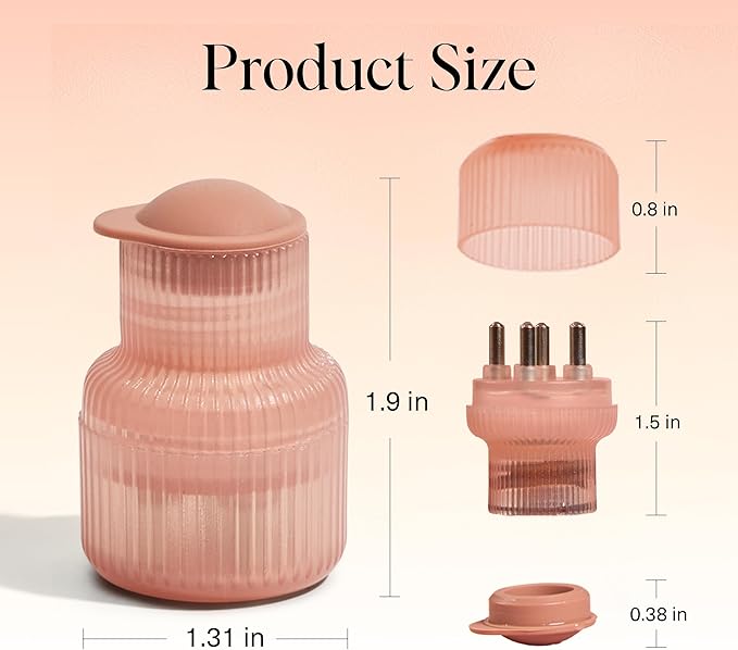 Kitsch Scalp & Hair Oil Applicator – Stainless Steel Bristles Scalp Oil Applicator for Even Distribution, Mess-Free Oiling & Head Massager Scalp – Precision Hair Care Tool for Roots & All Hair Types