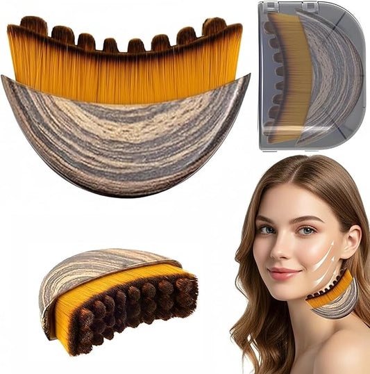 Lymphatic Contour Face Brush 2025 New, Dry Contour Face Brush Massager for Lymphatic Drainage, Ergonomically Designed to Fit The Skin Precisely & Relieve Fatigue