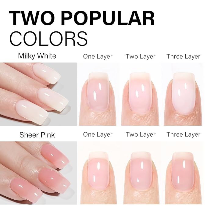 AILLSA Almond Nail Kit with U V Lamp 240pcs Short Gel Nail Tips and Glue Gel Kit with 2 in 1 Nail Glue Base Top Coat and Nail Dehydrator for Beginners DIY Home Salon