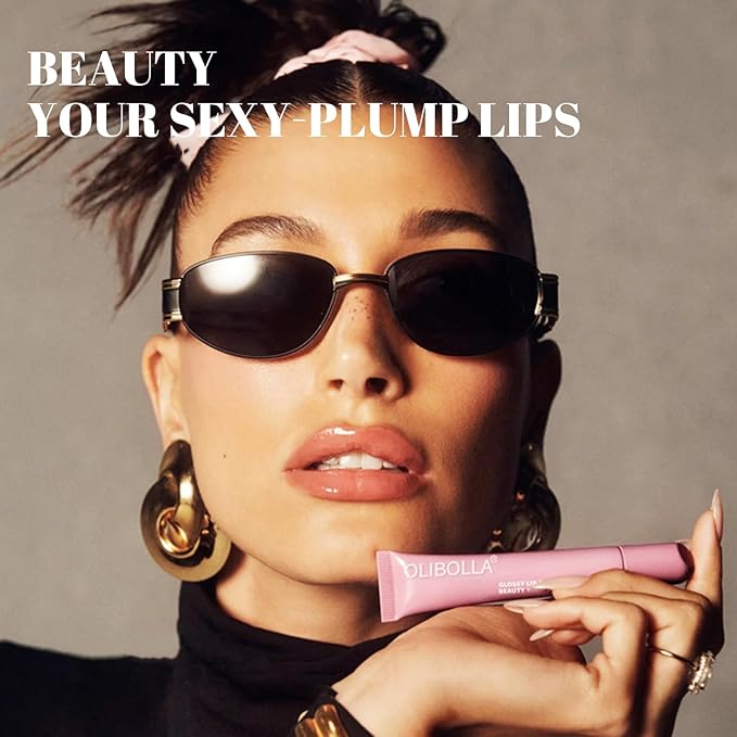 Tinted Lip Serum, Hydrating Tinted Lip Balm For A Glossy Finish & Soft, Contains vitamins, Non-sticky plumping lip glaze, Moisturizing Repair for Chapped Lips 0.42 fl.oz