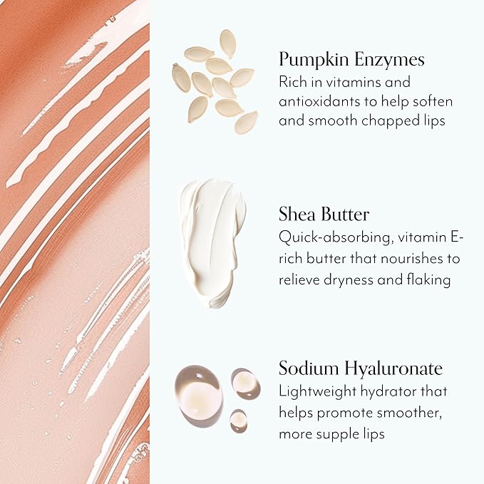 Bliss Pumpkin Powerhouse Exfoliating & Soothing Lip Mask | Hydrating Overnight Lip Balm Mask for Dry Lips