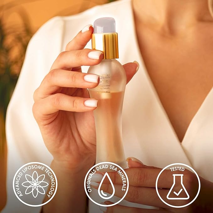 Premier Dead Sea Vitamin E & C facial serum, classic collection, Concentrated vitamin C serum for face, vitamin E oil, retinol, anti-aging serum, advanced skincare 1.7 Fl.oz