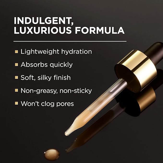 L'Oreal Paris Age Perfect Anti-Aging Midnight Face Serum, Reduce Wrinkles 1oz + Eye Cream Sample