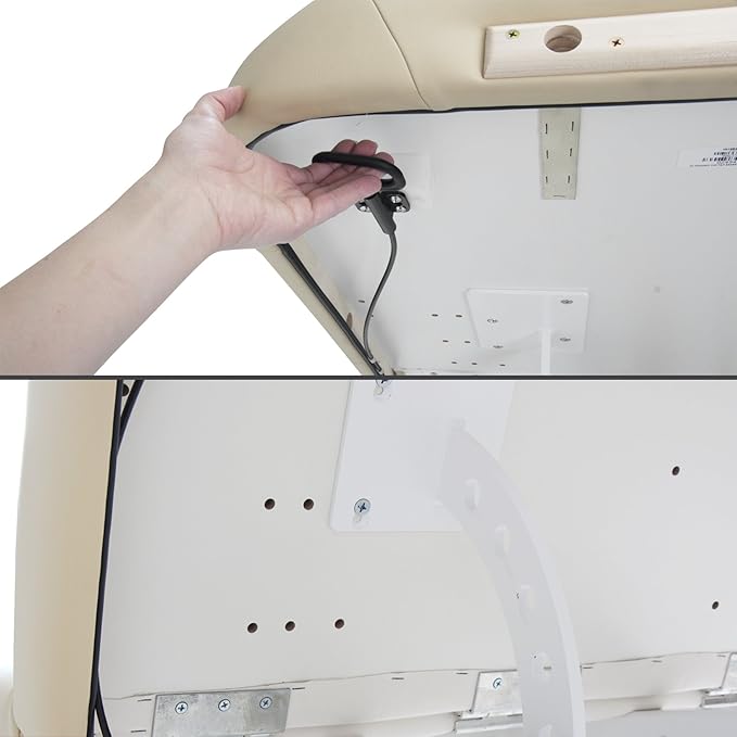 EARTHLITE Electric Massage Table EVEREST – Ultra-Comfortable Electric Lift Table, Hands-Free Foot Control, UL listed, Different Sizes & Colors (28", 30" or 32" x 73")