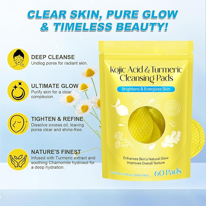 60pcs kojic acid and turmeric