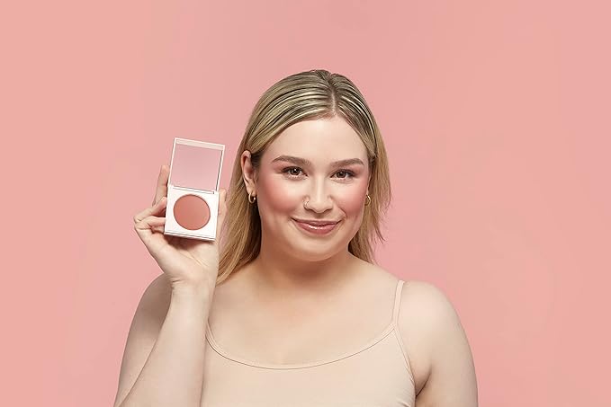 Sigma Beauty Cream Blush – Hydrating Cream Blush for Cheeks and Lips, Lightweight, Buildable Sheen Formula with Nourishing Ingredients (Cor-de-Rosa, Earthy Rose Sheen)
