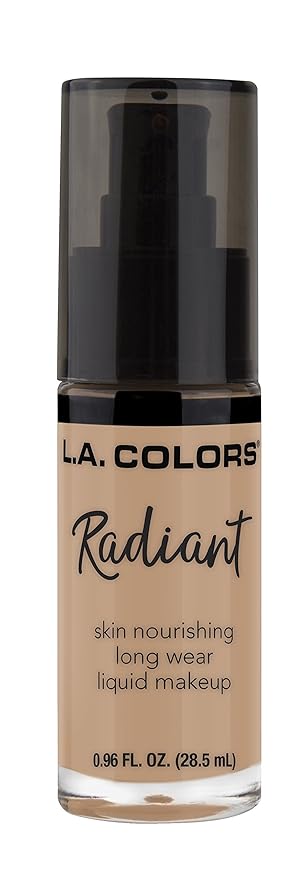 L.A. COLORS Radiant Liquid Makeup, Medium Tan CLM392
