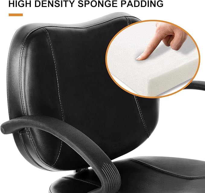 Artist hand Salon Chair for Hair Stylist, Comfortable Barber Chair Hydraulic Pump Stylist Chairs for Salon with Extra Wide Seat, Spa Beauty Equipment for Hair Stylists for Barbershop and Home