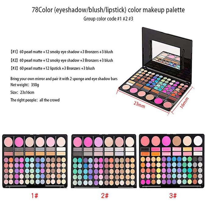 Pro Makeup Gift Set All In One Makeup