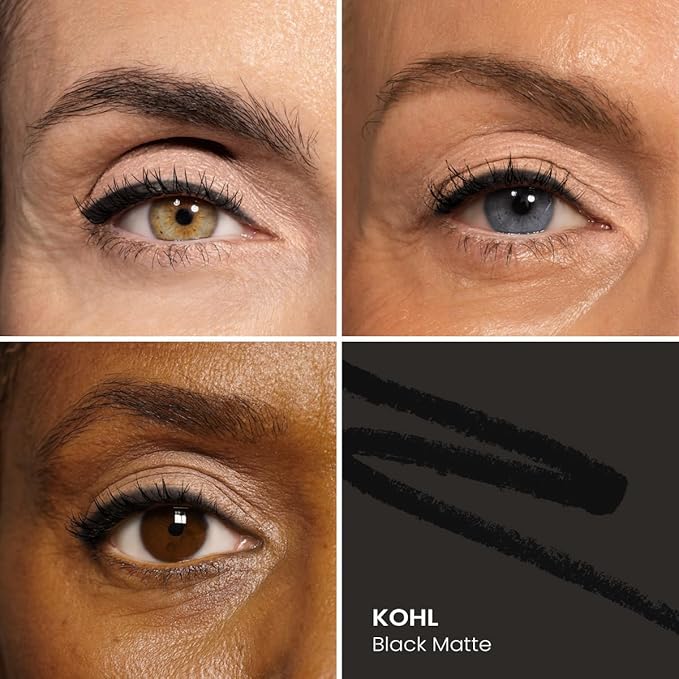 PRIME PROMETICS PrimeEyes Glide Eyeliner for Mature Women – Water-Resistant, Long-Stay and Mess-Proof – Gel Cream Texture, Discreet Sharpener and Effective Smudger (Black)